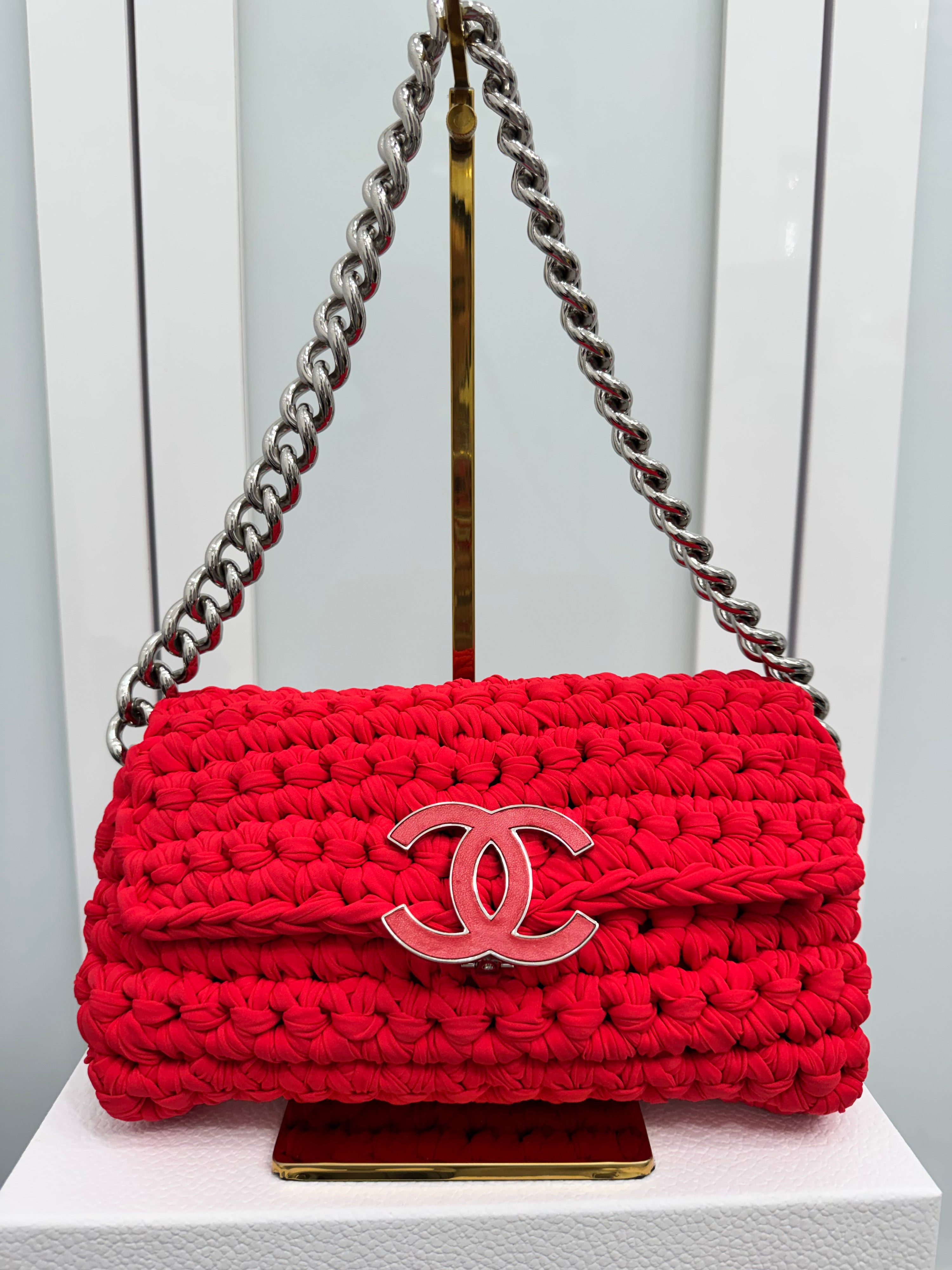 Chanel Crochet Flap Bag
