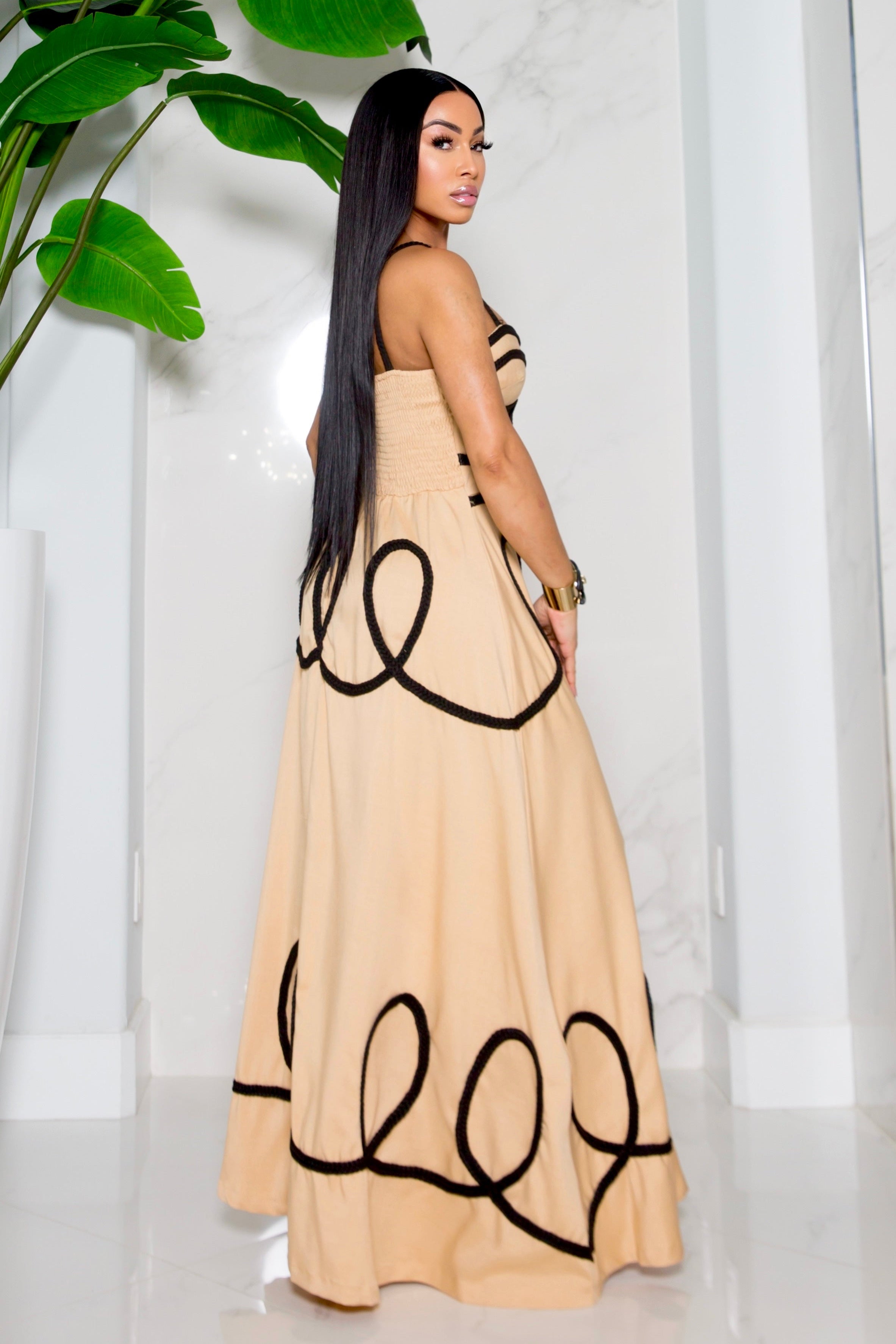 "Work Of Art" Braided Dress