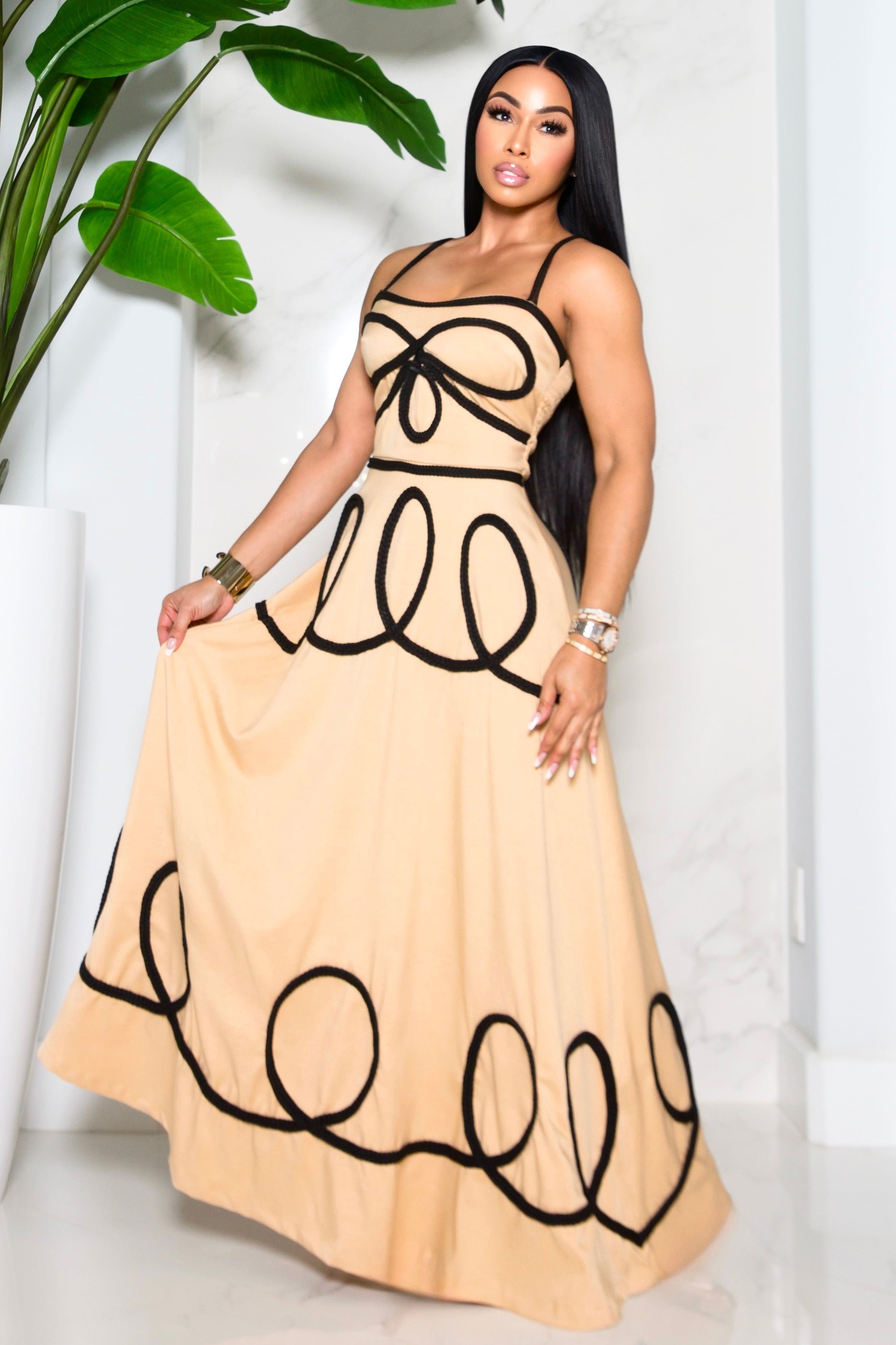 "Work Of Art" Braided Dress