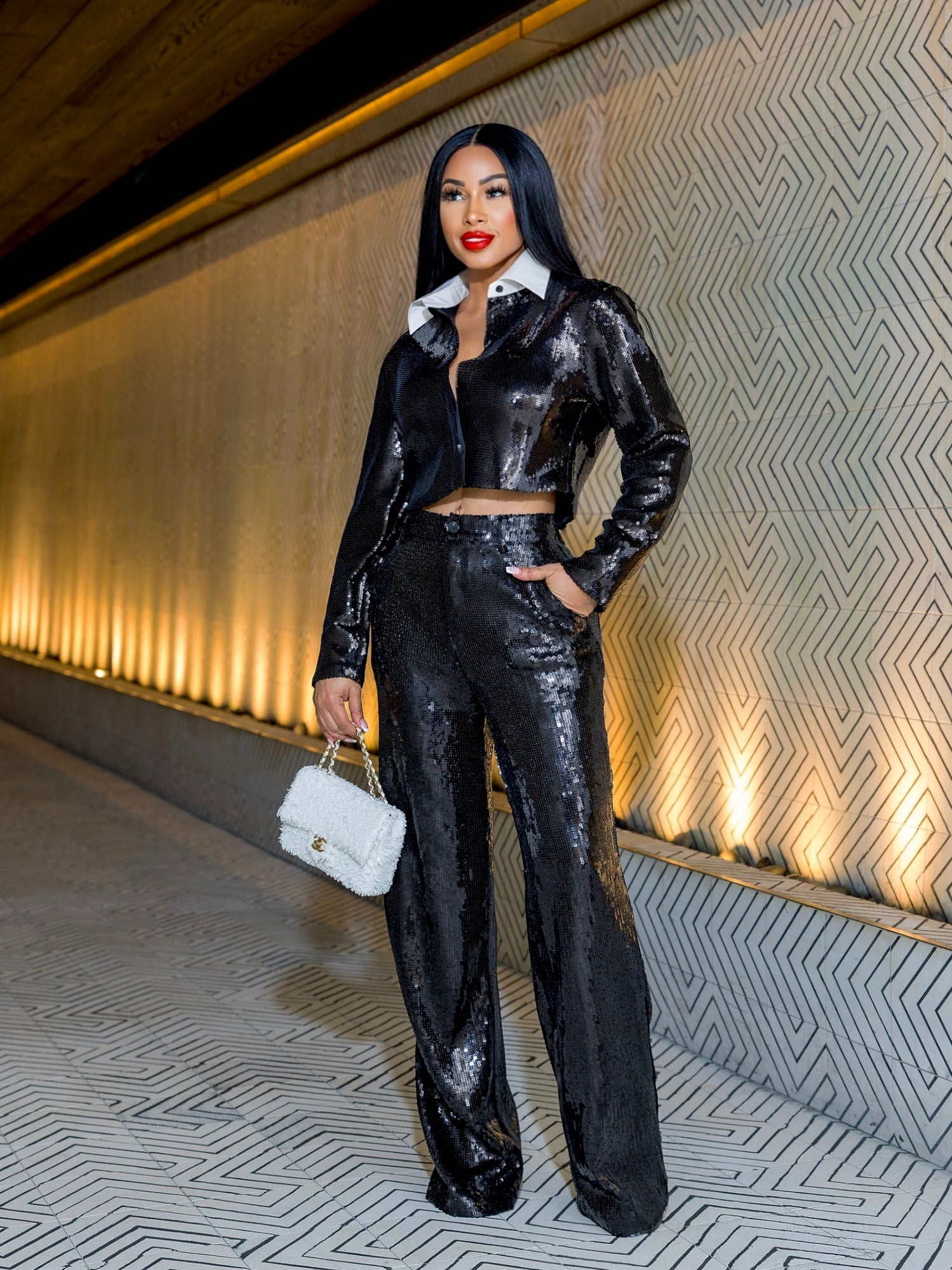 "Unforgettable" Sequin Pants