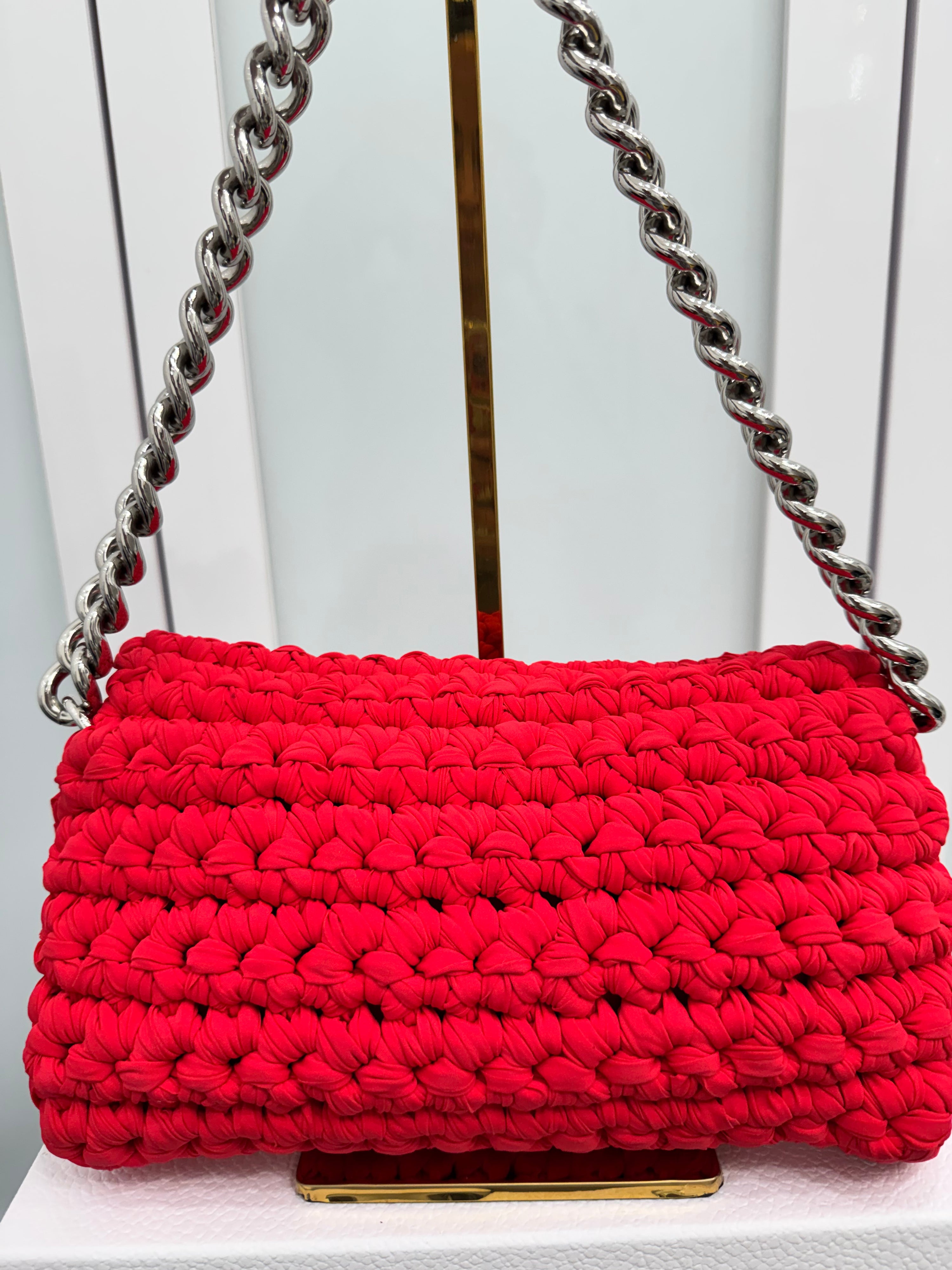 Chanel Crochet Flap Bag