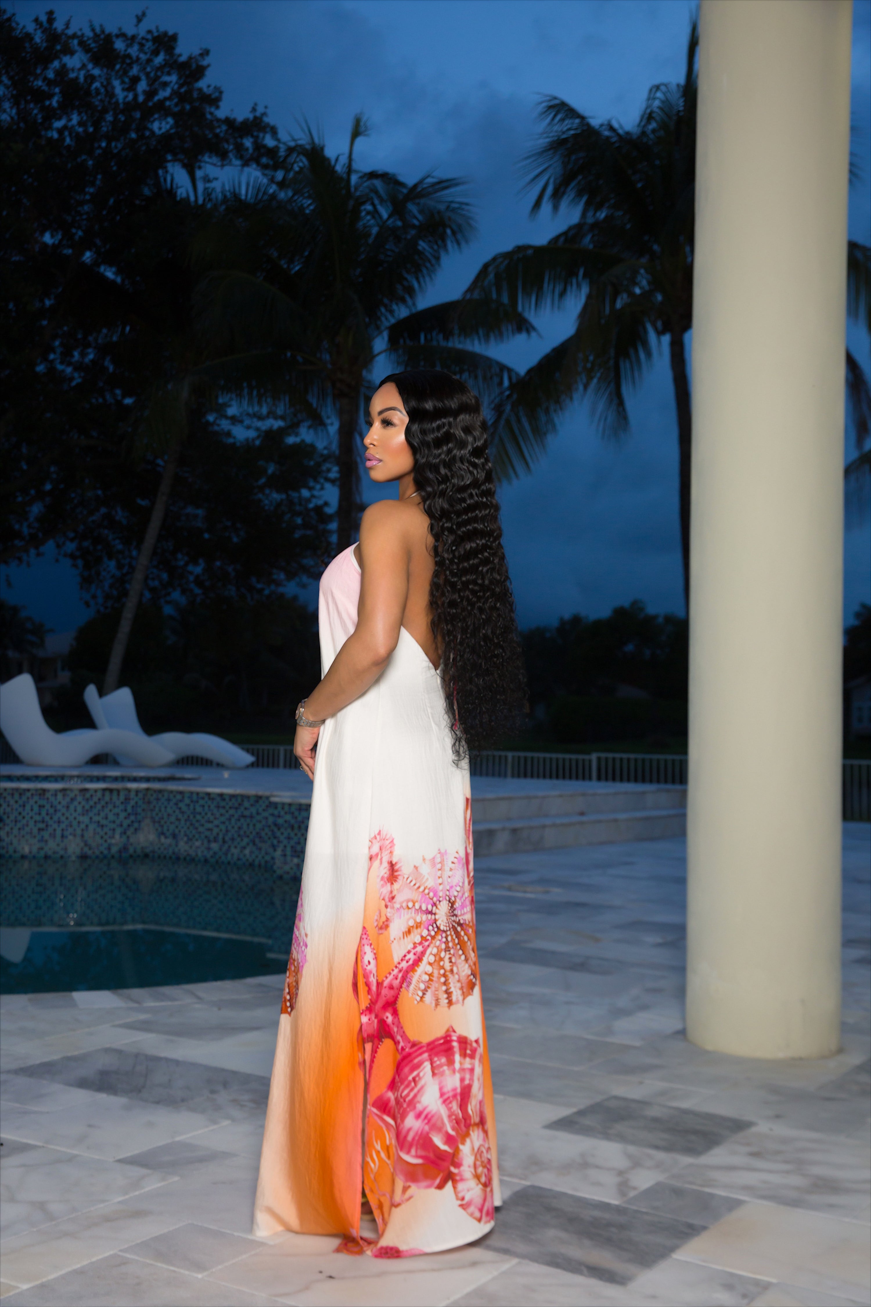 “Ocean Treasure” Halter Dress 🐚