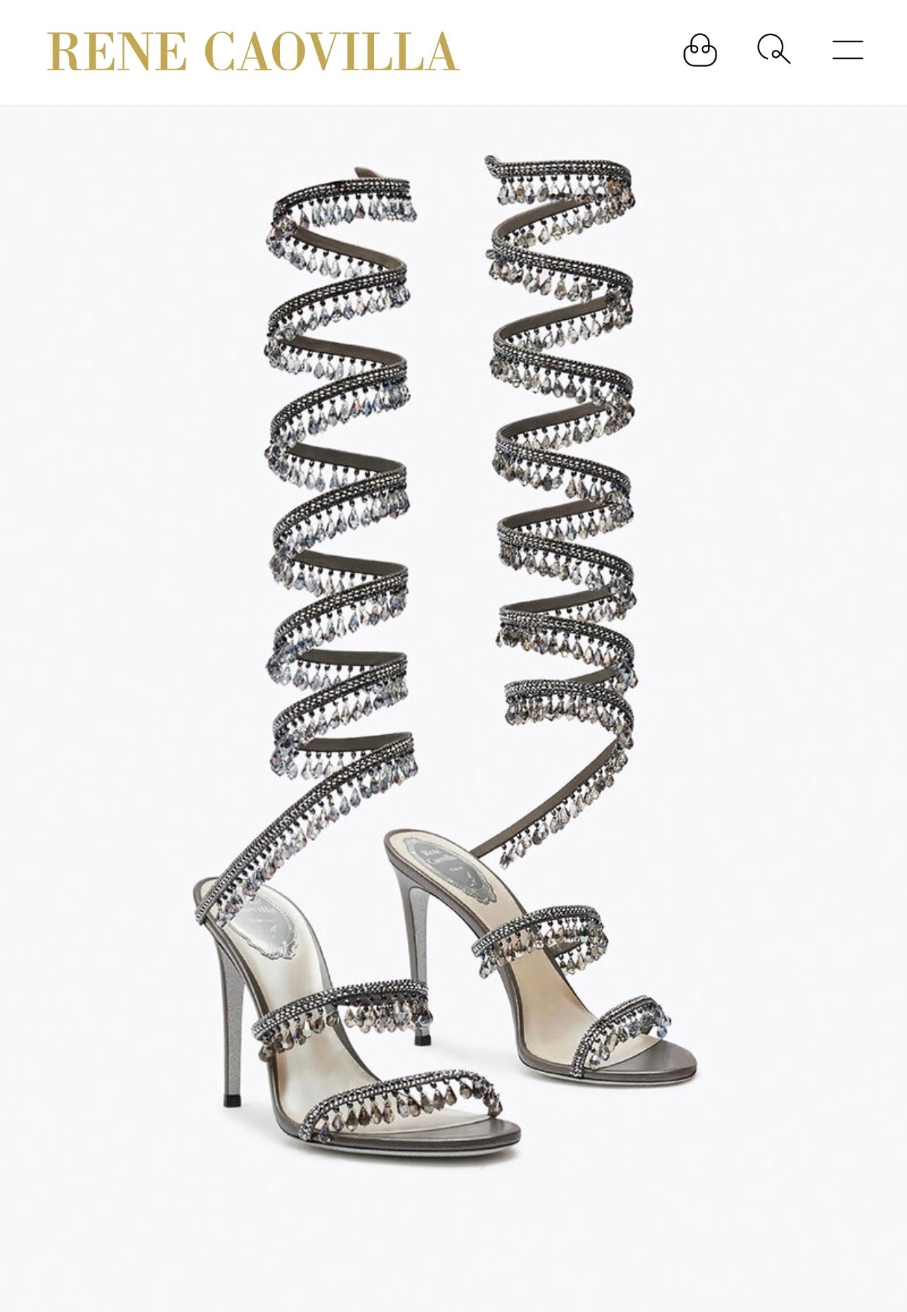 Rene Caovilla Chandelier Sandals ($2720)